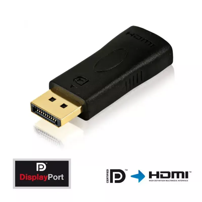 Adaptérový kábel DisplayPort na HDMI Innovation IT PI150 – DP na HDMI, pozlátené kontakty, čierny