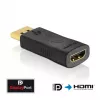 Adaptérový kábel DisplayPort na HDMI Innovation IT PI150 – DP na HDMI, pozlátené kontakty, čierny
