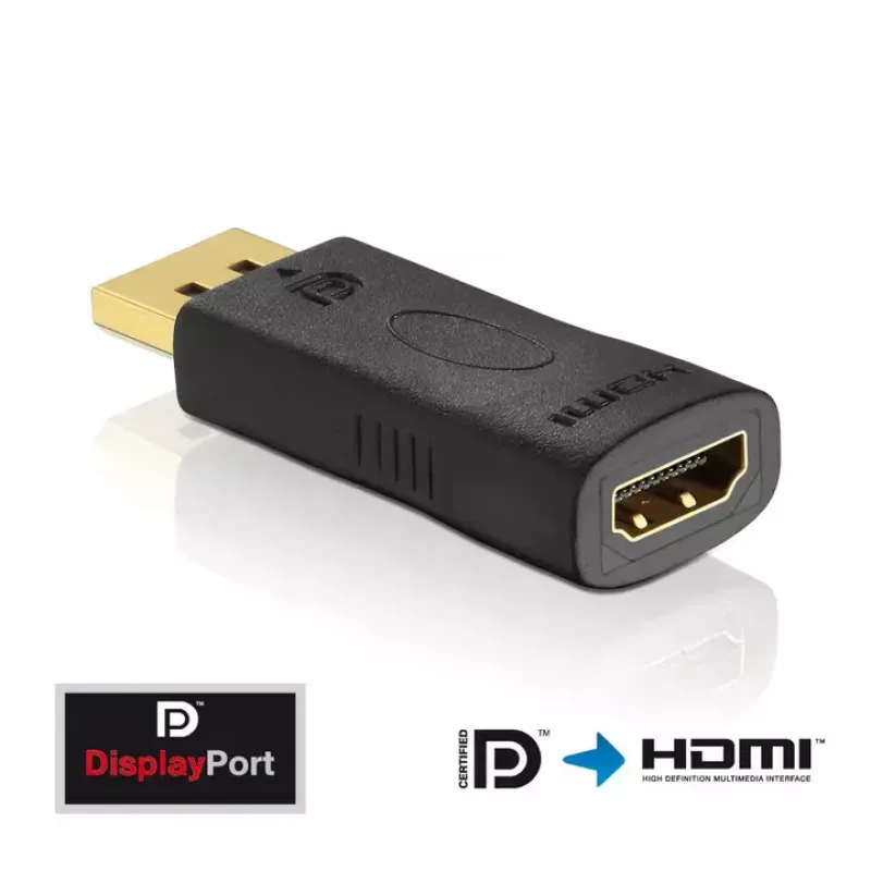 Adaptérový kábel DisplayPort na HDMI Innovation IT PI150 – DP na HDMI, pozlátené kontakty, čierny