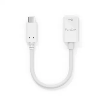 USB kábel PureLink IS230 0,1 m USB-C na USB-A biely