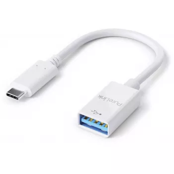 USB kábel PureLink IS230 0,1 m USB-C na USB-A biely
