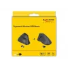 Myš Office DeLOCK 12622 pre pravákov RF Wireless optická 1000 DPI