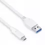 USB kábel PureLink IS2610-010 USB 3.2 Gen 2 1m USB-C USB-A biely