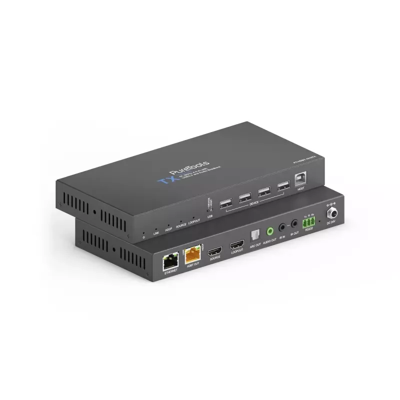 AV vysielač a prijímač PureTools PT-HDBT-1010 100m 18 Gbit/s