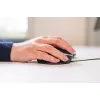 BakkerElkhuizen Oyster káblová myš, obojručná, vertikálny dizajn, laser, USB Type-A, 1200 DPI, čierna, strieborná