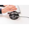 BakkerElkhuizen Oyster káblová myš, obojručná, vertikálny dizajn, laser, USB Type-A, 1200 DPI, čierna, strieborná