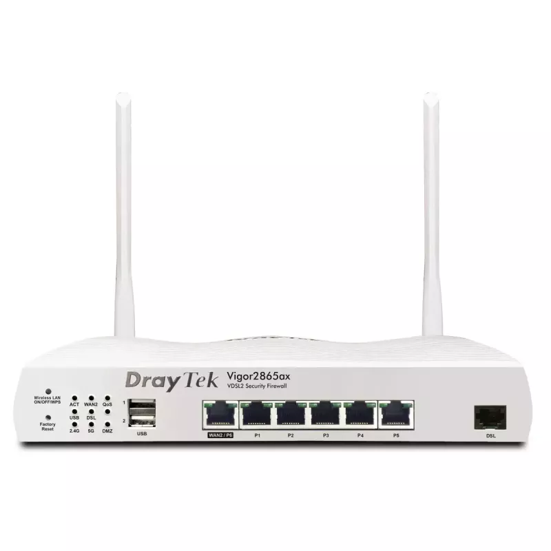 Stolný router DrayTek Vigor 2865ax Dualband Wi-Fi 6