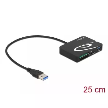Čítačka kariet DeLOCK 91756 čierna MicroSD SD MMC USB 5 Mbit/s