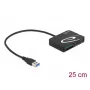 Čítačka kariet DeLOCK 91756 čierna MicroSD SD MMC USB 5 Mbit/s