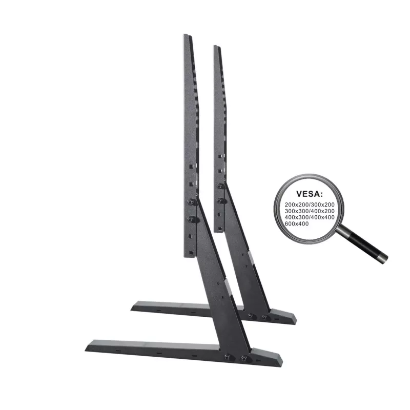 PureLink PureMounts PM-TVS-02 podlahový stojan na TV pre ploché obrazovky 81-165 cm (32-65 palcov), oceľ, čierny