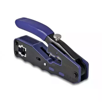 DeLOCK 90577 Krimpovacie kliešte na káble krimpovací nástroj čierna modrá šírka 62 mm dĺžka 135 mm výška 20 mm