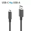 USB kábel PureLink PI6100-020 2m USB 3.2 Gen 2 USB A USB C čierny