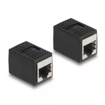 DeLOCK Adaptér RJ45 samica na RJ45 samica Cat.6A čierny
