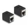 DeLOCK Adaptér RJ45 samica na RJ45 samica Cat.6A čierny