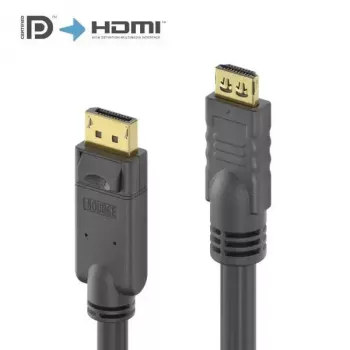 PureLink PI5110-100 videokábel adaptér 10 m DisplayPort HDMI čierny