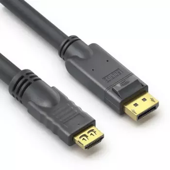 PureLink PI5110-100 videokábel adaptér 10 m DisplayPort HDMI čierny