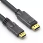 PureLink PI5110-100 videokábel adaptér 10 m DisplayPort HDMI čierny