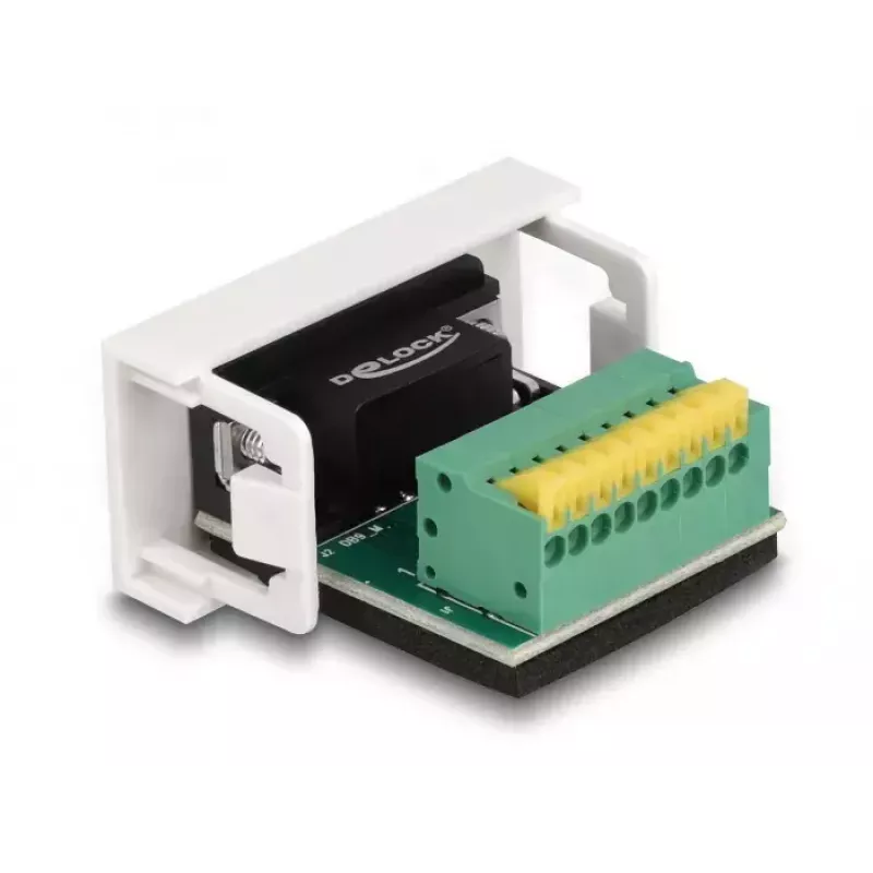 DeLOCK Easy 45 modul D-Sub 9-polový konektor samec na svorkovnicu 22,5 x 45 mm
