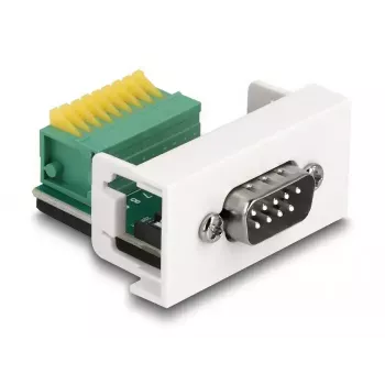DeLOCK Easy 45 modul D-Sub 9-polový konektor samec na svorkovnicu 22,5 x 45 mm