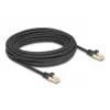 DeLOCK RJ45 sieťový kábel Cat.6A S/FTP 10m čierny