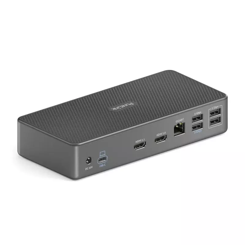 Laptop dock PureLink VL-D200 káblový sivá USB Power Delivery HDMI 2.0