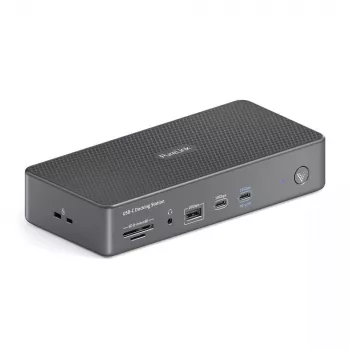 Laptop dock PureLink VL-D200 káblový sivá USB Power Delivery HDMI 2.0