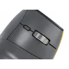 BakkerElkhuizen FastForward myš, pravácka, vertikálny dizajn, optická, RF Wireless + Bluetooth + USB Type-C, 500 DPI, sivá