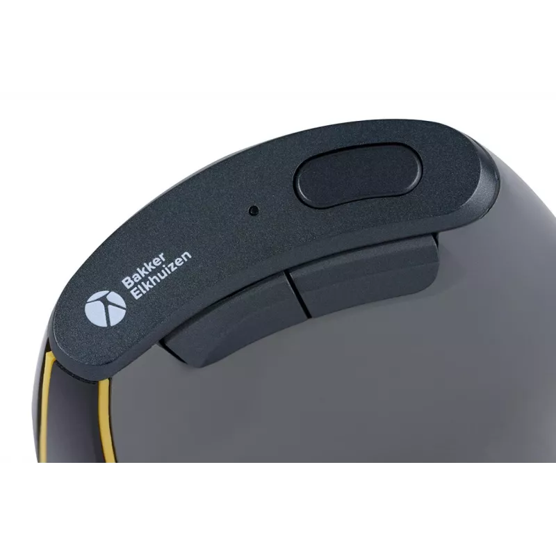 BakkerElkhuizen FastForward myš, pravácka, vertikálny dizajn, optická, RF Wireless + Bluetooth + USB Type-C, 500 DPI, sivá
