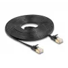 Sieťový kábel DeLOCK RJ45 Cat.6A konektor samec na konektor samec U/FTP 5m čierny