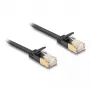 Sieťový kábel DeLOCK RJ45 Cat.6A konektor samec na konektor samec U/FTP 5m čierny