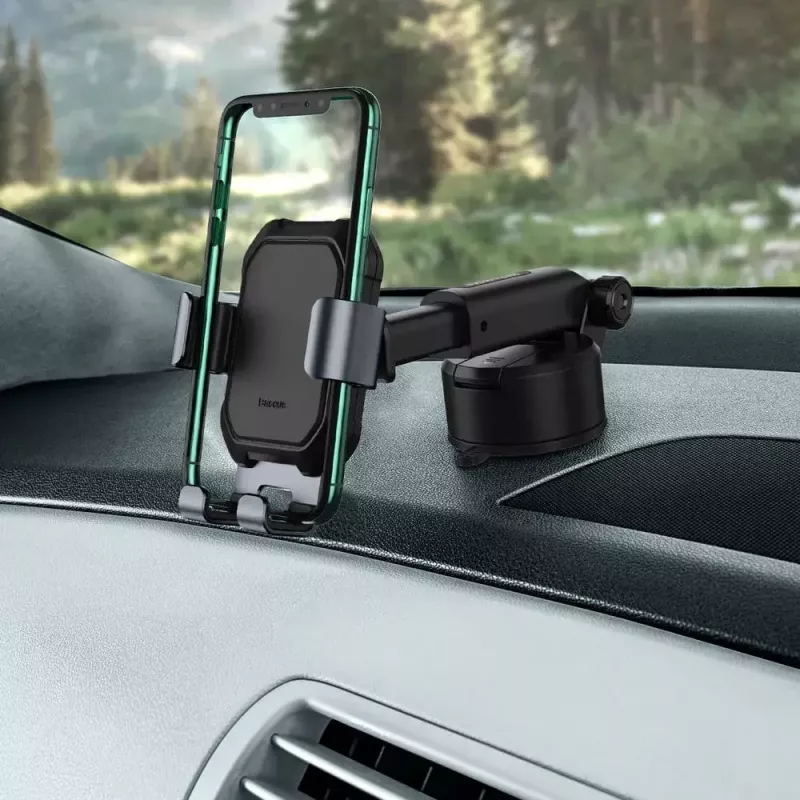 Aktívny držiak Baseus SUYL-TK01 mobilný telefón smartfón čierny