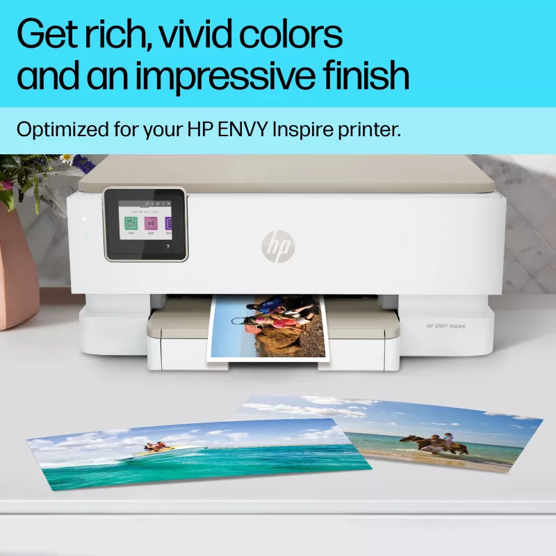 HP 49V51A Advanced fotopapier, lesklý, 4 x 12 palcov (102 x 305 mm), 250 g/m², 65 lb, 10,5 mil, 10 listov