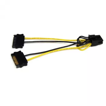 StarTech.com 15,2 cm SATA napájací na 8-pin PCI Express napájací kábel grafickej karty adaptér