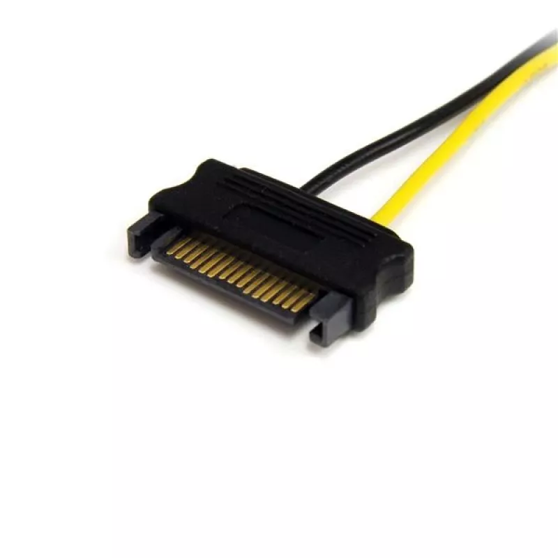 StarTech.com 15,2 cm SATA napájací na 8-pin PCI Express napájací kábel grafickej karty adaptér
