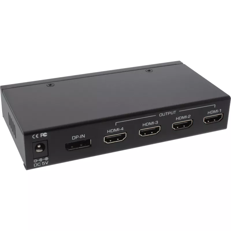 InLine DisplayPort na HDMI 2x2 videostena splitter 1 IN 4 OUT 4K UltraHD