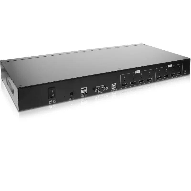 InLine 4x4 Multi-View HDMI Matrix Switch 4 IN 4 OUT videostena FullHD