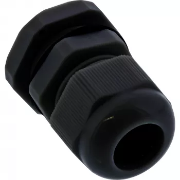 InLine káblová priechodka nylon IP68 3,5 - 6 mm čierna 10 ks, neoprén, nylon, čierna, 43 g, 80 mm, 120 mm, 25 mm