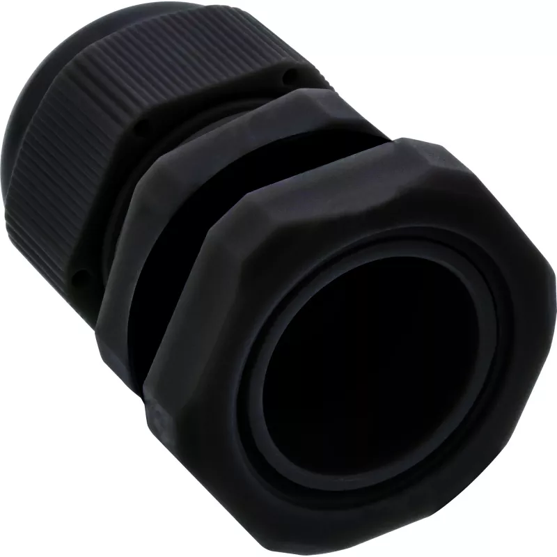 InLine 44010B káblová priechodka PG 7, IP68, 3,5-6 mm, nylon s neoprénovým tesnením, 10 ks, čierna