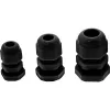 InLine 44010B káblová priechodka PG 7, IP68, 3,5-6 mm, nylon s neoprénovým tesnením, 10 ks, čierna