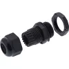 InLine 44010B káblová priechodka PG 7, IP68, 3,5-6 mm, nylon s neoprénovým tesnením, 10 ks, čierna