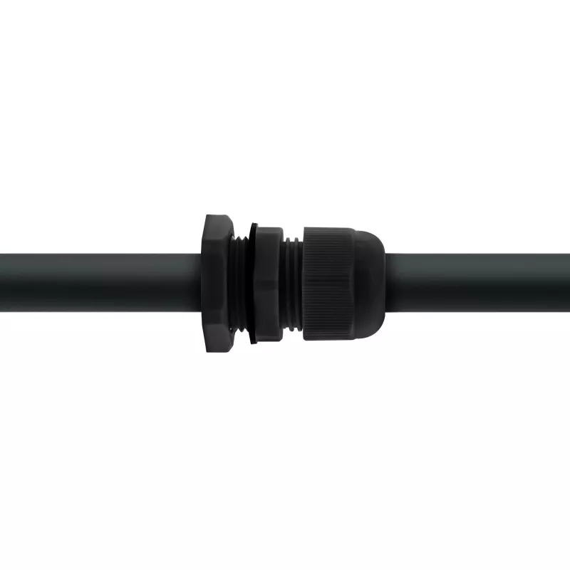 InLine 44010B káblová priechodka PG 7, IP68, 3,5-6 mm, nylon s neoprénovým tesnením, 10 ks, čierna