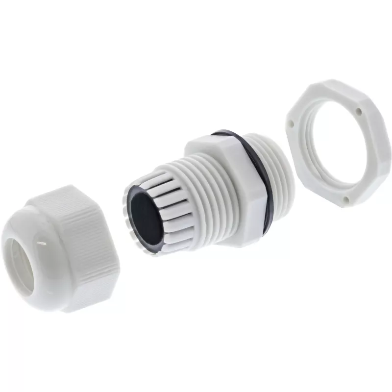 InLine káblová priechodka nylon IP68 4 - 8 mm sivá 10 ks
