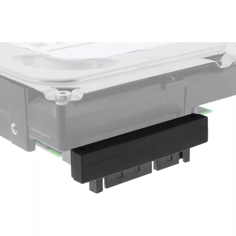 InLine SATA adaptér, M/W, 22-pólový (15+7) zahnutý nadol