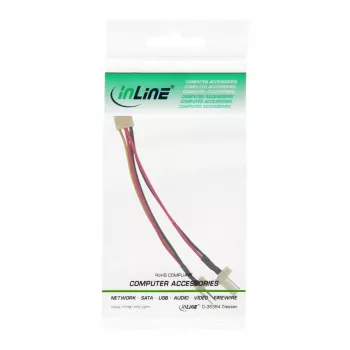 InLine adaptér ventilátora 3pin samica / 2x 3pin samec cca 0,10m