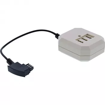 InLine TAE adaptér TAE-F nemecký samec / TAE NFN + RJ11 samica 0,2 m