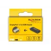 DELOCK aktívny DisplayPort 1.4 na HDMI adaptér 8K HDR čierny