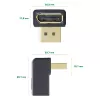 InLine DisplayPort adaptér, DisplayPort konektor samec / samica zahnutý nadol