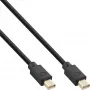 InLine Mini DisplayPort 1.4 kábel M/M, čierny/zlatý, 2 m
