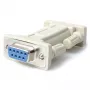 StarTech.com DB9 RS232 sériový nulový modem adaptér - F/F, DB-9, DB-9, biely