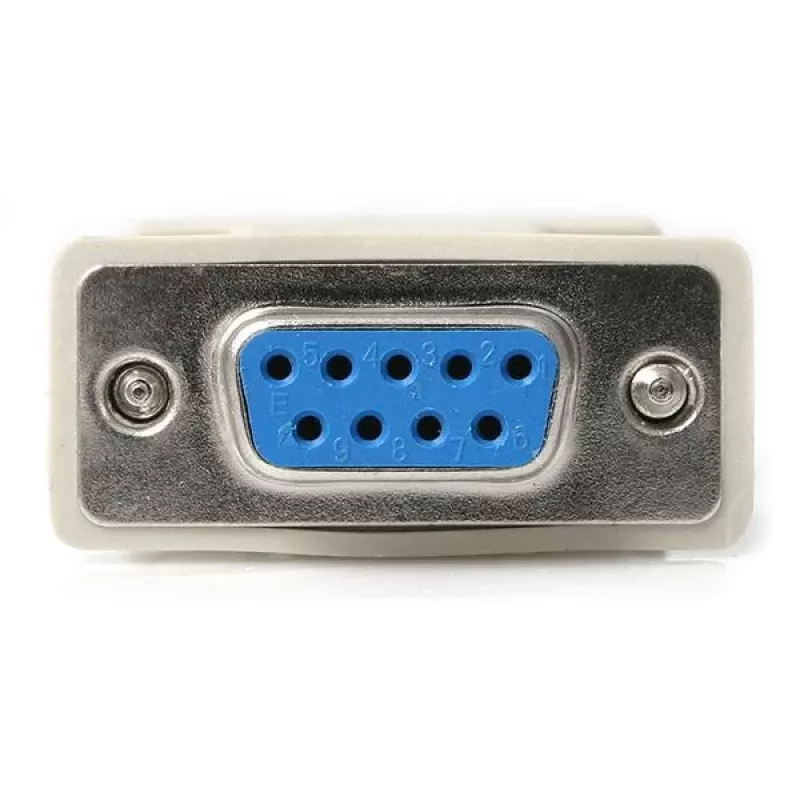 StarTech.com DB9 RS232 sériový nulový modem adaptér - F/F, DB-9, DB-9, biely